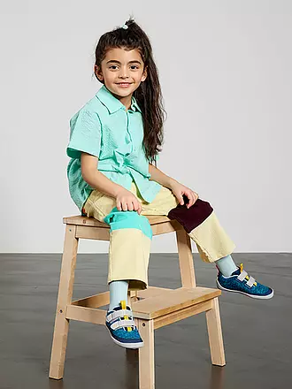 AFFENZAHN | Chaussures pieds nus pour enfants KNIT HAPPY Panther | blau